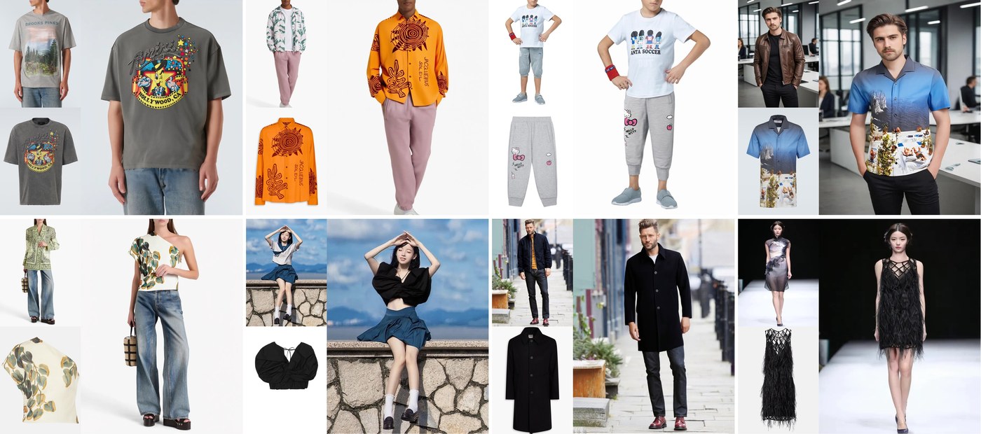 FitDiT virtual try-on results teaser